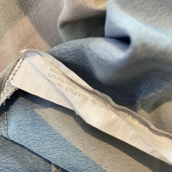 Eloquii A Line Colorful Geometric Allover Print Short Sleeve Long Dress Sz 22 - Picture 5 of 7